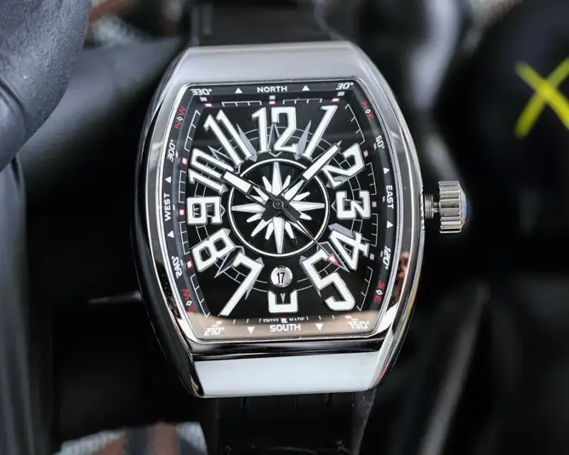 Vanguard Yachting Watch — Silver shell-black plate black tape [whi colorway — USFans Spreadsheet photo