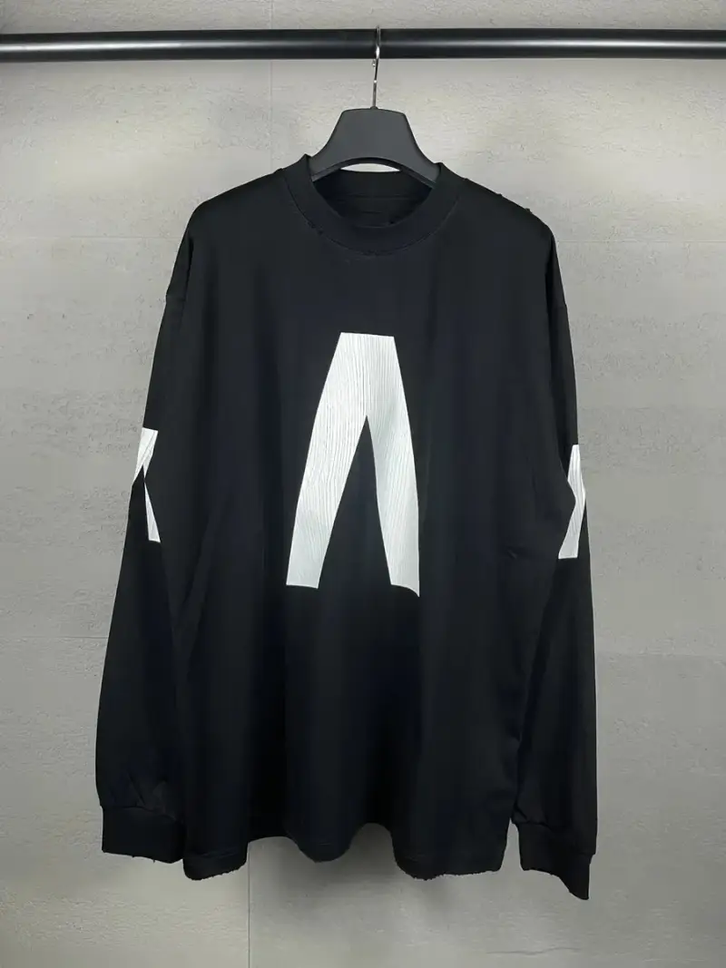 Balenciaga Archive Longsleeve Hoodie — black colorway — Kakobuy Spreadsheet photo