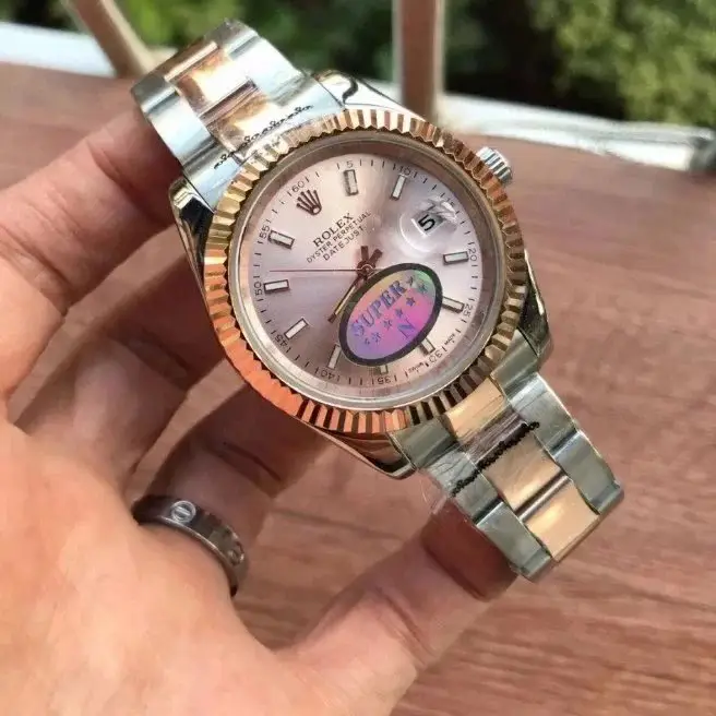 ROLEX — Rose Gold Pink Dial – Three-Link Bracelet colorway — USFans Spreadsheet photo