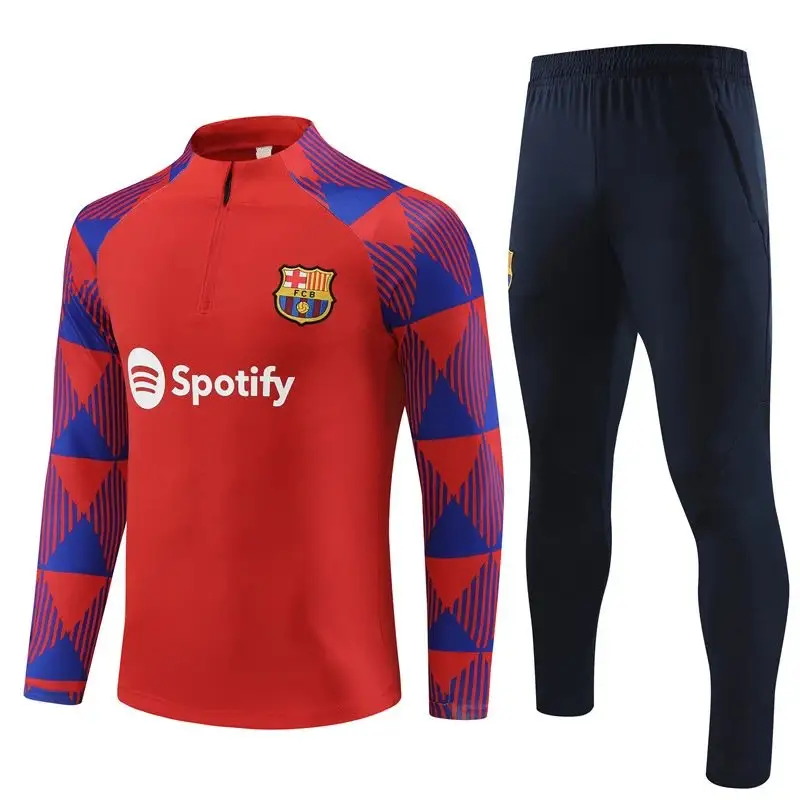 Barcelona Tracksuit — 2324 Barcelona Red colorway — USFans Spreadsheet photo