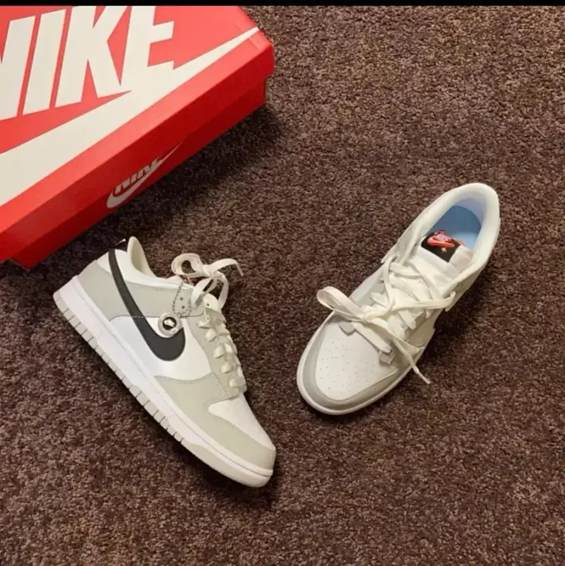 Dunk Powerpuff Shoes — Grey and White Lottery colorway — USFans Spreadsheet photo