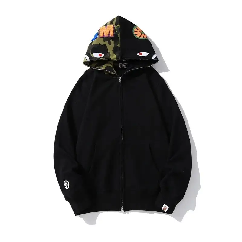 Bape Shark Hoodie — 8380 black colorway — USFans Spreadsheet photo