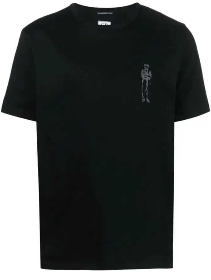 CP Company Logo T-Shirt — 9009 black colorway — Kakobuy Spreadsheet photo