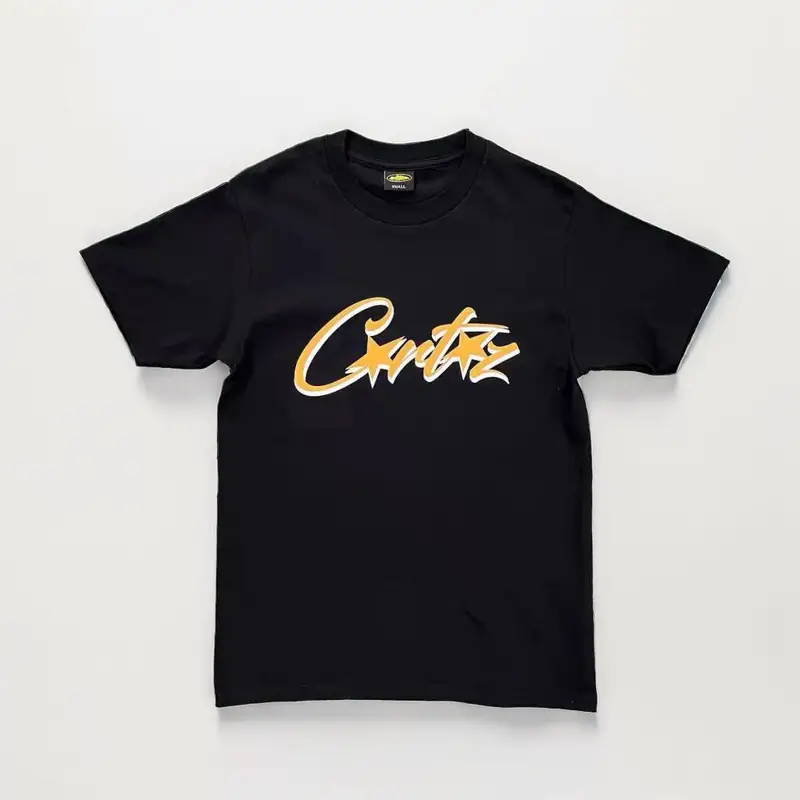 Corteiz Tee — Black colorway — USFans Spreadsheet photo