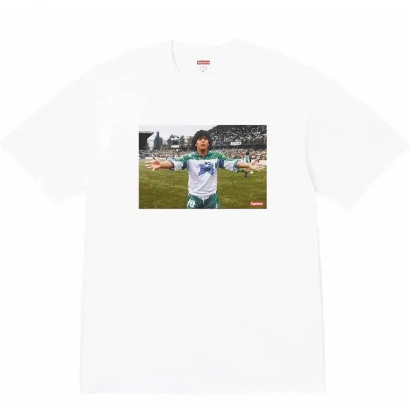 Supreme T-Shirts Cross-Logo — B359Maradona white colorway — Kakobuy Spreadsheet photo