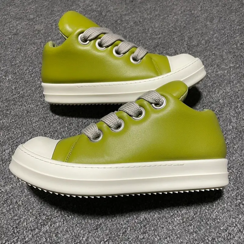 Rick Owens Shoes — RO chubby diced avocado green colorway — Kakobuy Spreadsheet photo