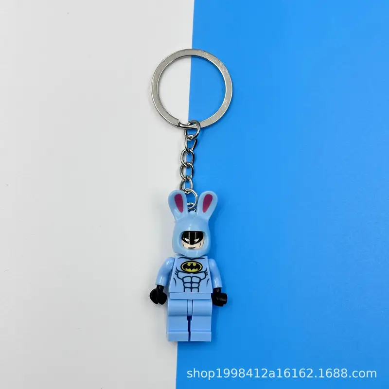 Lego Keychain Pendants — Blue Rabbit colorway — USFans Spreadsheet photo