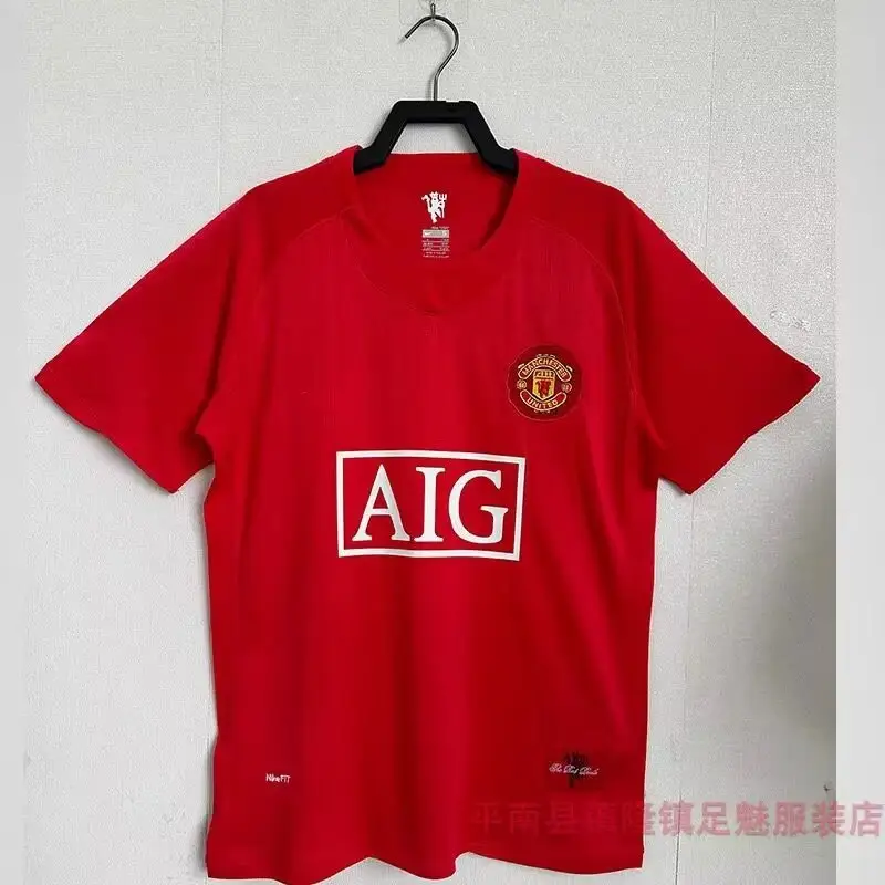 Manchester United Retro Jersey 07-08 — 0708 Red Devils Home League colorway — Kakobuy Spreadsheet photo
