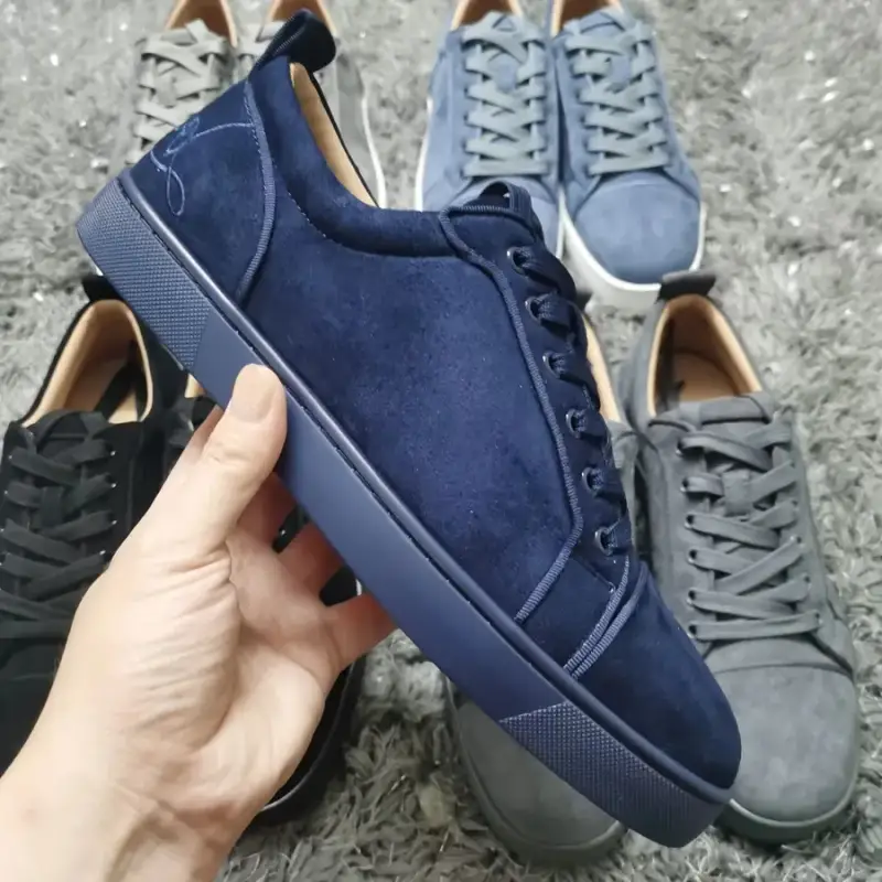Navy Christian Louboutin Shoes — Tibetan Blue colorway — Kakobuy Spreadsheet photo