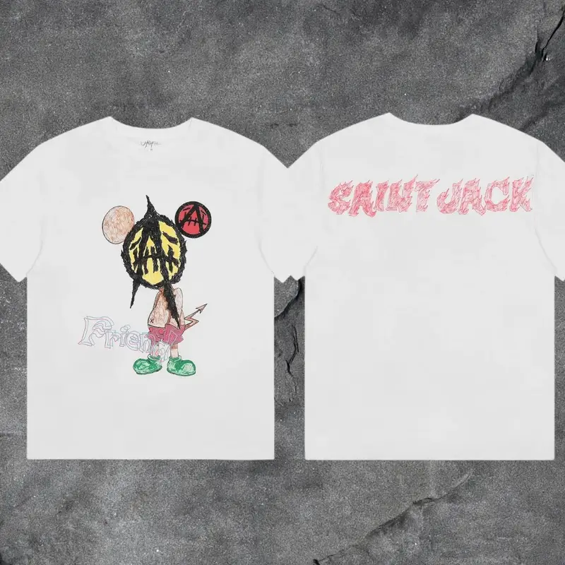 Travis Scott Tee 69cw — White 3208 colorway — Kakobuy Spreadsheet photo