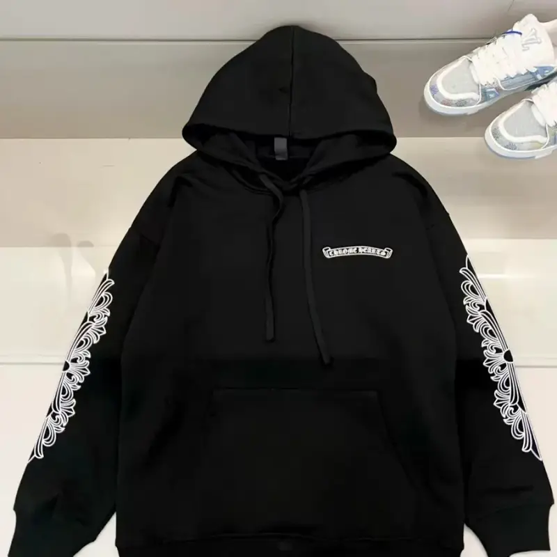 Chrome Hearts Hoodie — black colorway — USFans Spreadsheet photo