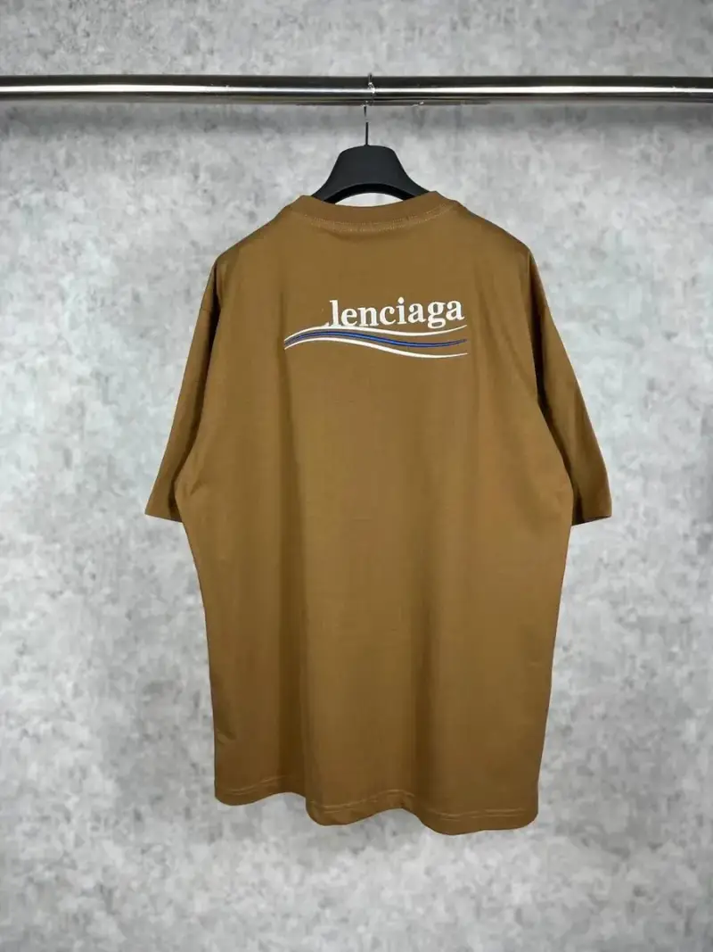 Balenciaga Logo T-Shirt — Coffee colorway — USFans Spreadsheet photo
