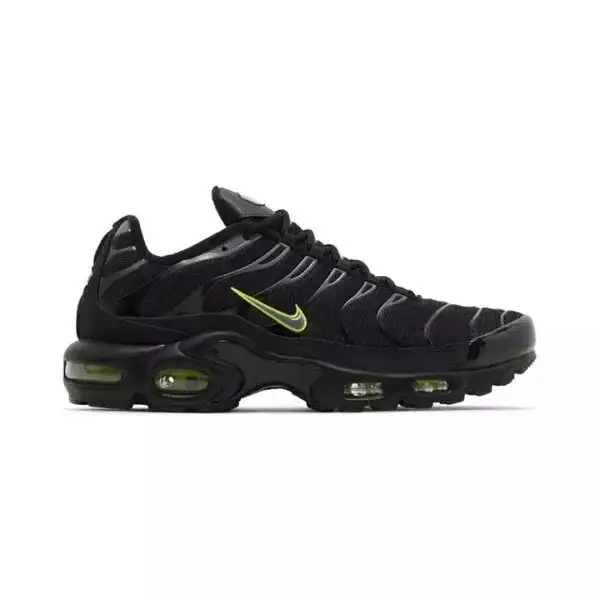 Nike TN All Black Shoes — BlackGreyVolt colorway — USFans Spreadsheet photo