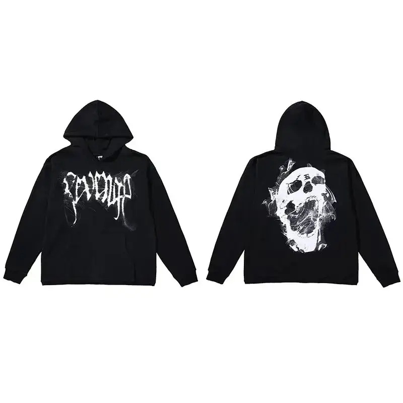 Revenge Hoodie — Black smoke colorway — Kakobuy Spreadsheet photo