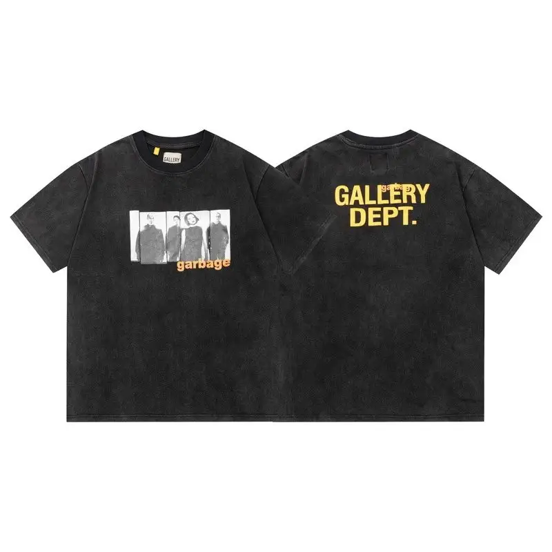 Gallery Dept TEES — G107 Washed Black colorway — USFans Spreadsheet photo