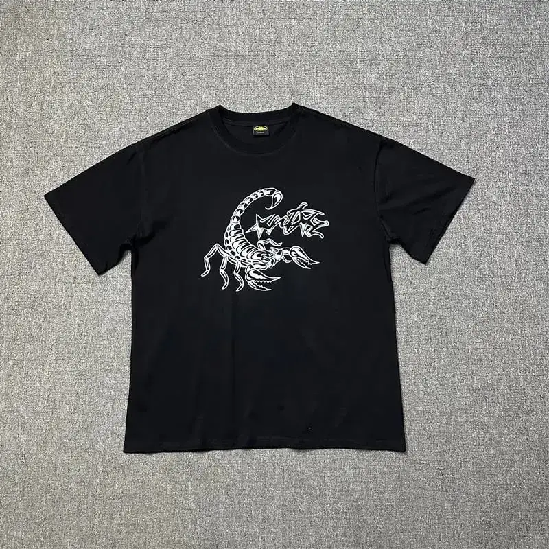 Corteiz Scorpion T-Shirt — 3176 black colorway — USFans Spreadsheet photo