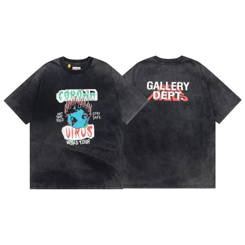 Gallery Dept TEES — G103 Wash Black colorway — USFans Spreadsheet photo
