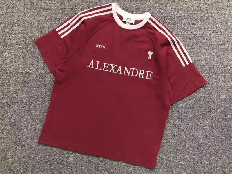 Ami Paris T-Shirt — claret colorway — USFans Spreadsheet photo
