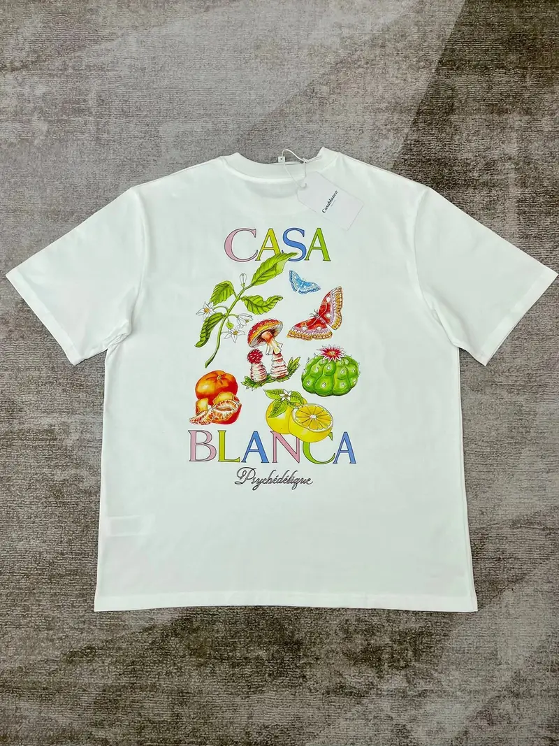 Casablanca T-Shirt — White 16 colorway — USFans Spreadsheet photo