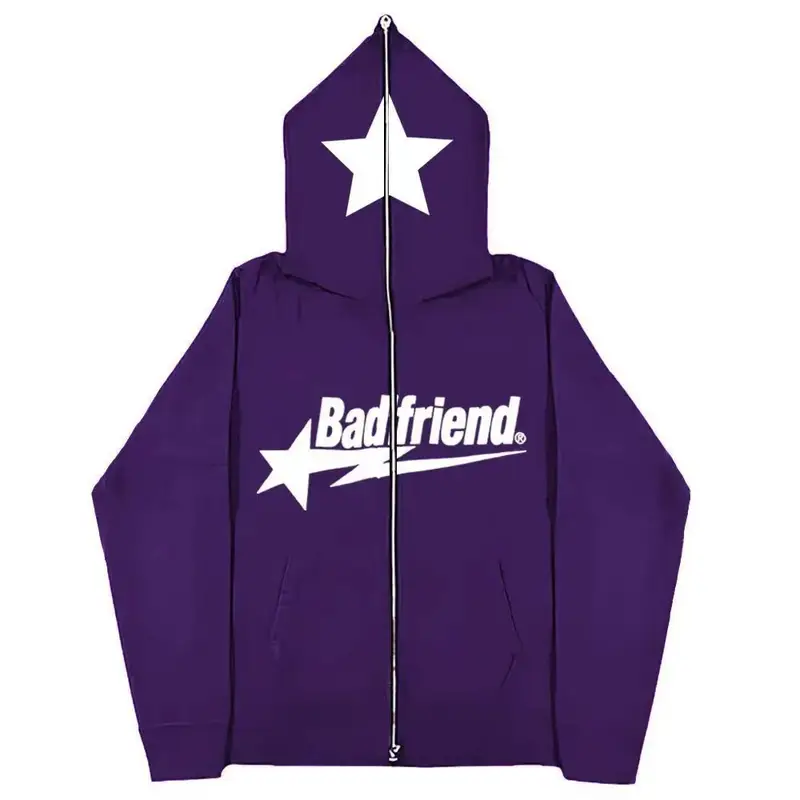 Badfriend Hoodie — purple colorway — USFans Spreadsheet photo