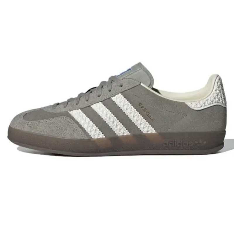 Adidas Originals Gazelle Indoor — Turn-on gray raw rubber bottom IF1807 colorway — Kakobuy Spreadsheet photo