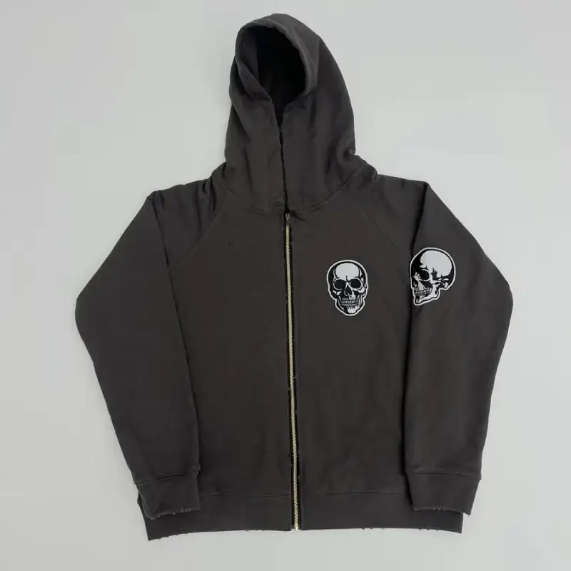 Number Nine Skull Hoodie — Coffee colorway — Kakobuy Spreadsheet photo