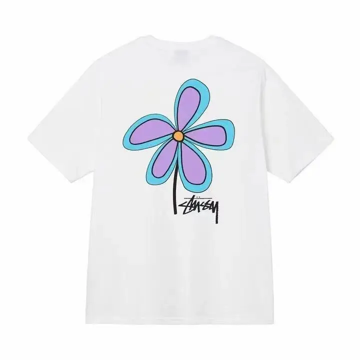 Stussy Tee — White [flower]] colorway — Kakobuy Spreadsheet photo