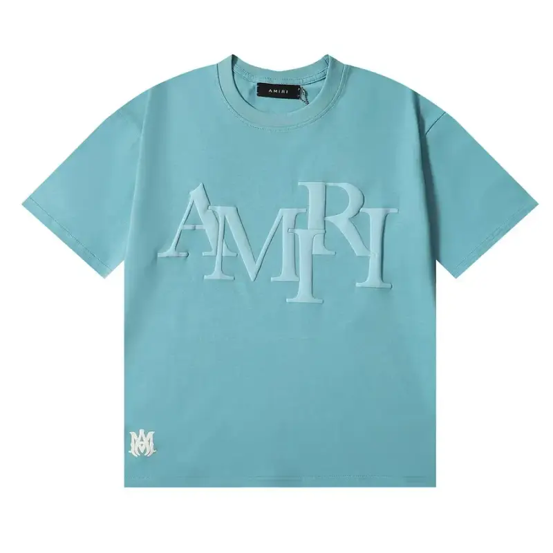 Amiri T-Shirts — Malachite blue colorway — USFans Spreadsheet photo