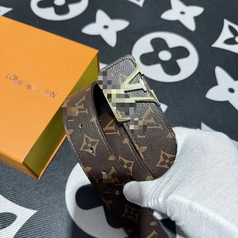 Cheap Budget LV Belt — Coffee-flower gold buckle [no gift box] colorway — USFans Spreadsheet photo