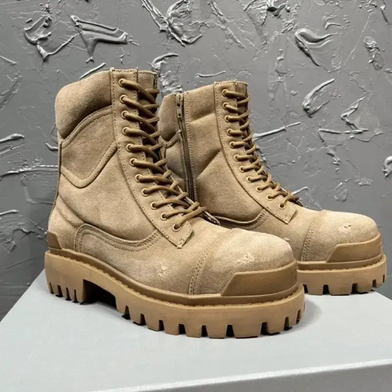 Balenciaga Strike Boots Khaki — Camel color colorway — USFans Spreadsheet photo