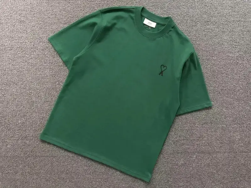 Ami Paris Tees with Small Logo — dark green 2616 colorway — USFans Spreadsheet photo