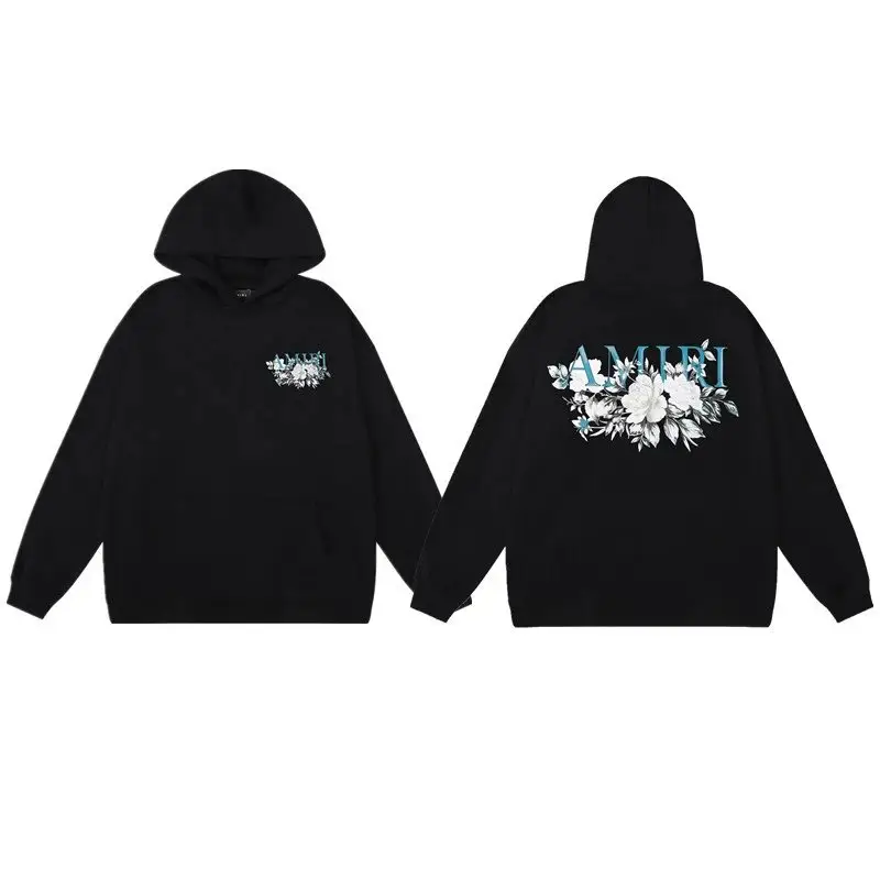 Amiri Paint Splatter Hoodie — 874 black colorway — USFans Spreadsheet photo