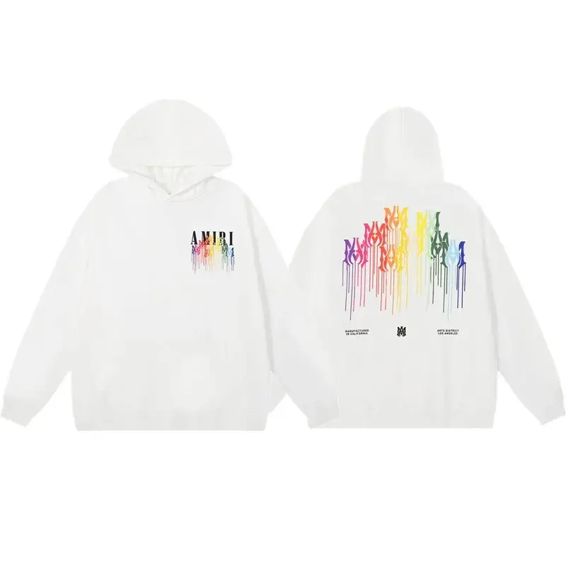 Amiri Paint Splatter Hoodie — 870 white colorway — USFans Spreadsheet photo