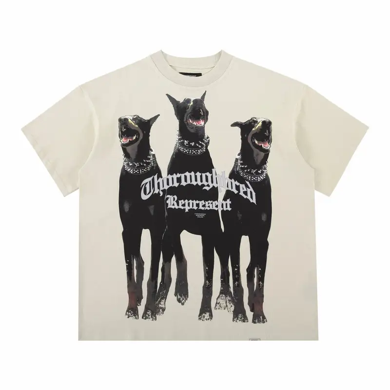 HOUSE OF ERRORS T-shirt — Doberman apricot colorway — Kakobuy Spreadsheet photo