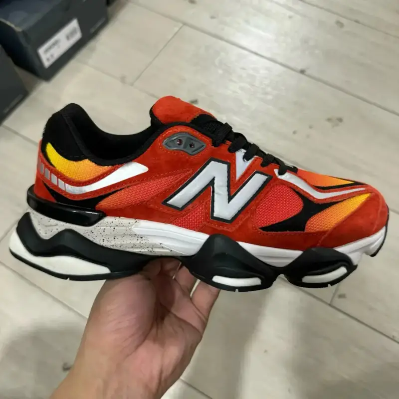 NB 9060 Shoes — 2 Fire cards colorway — USFans Spreadsheet photo