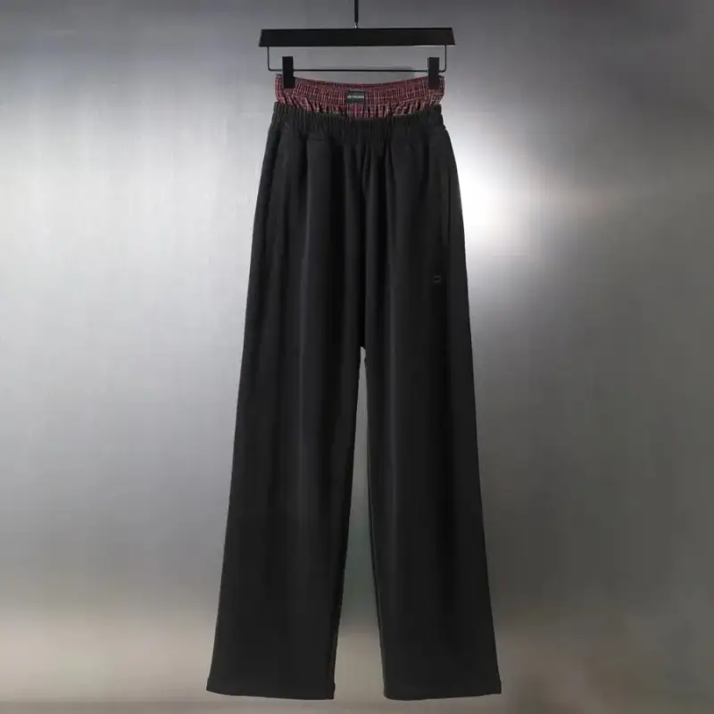 Budget Balenciaga Grey Sag Sweatpants — black colorway — USFans Spreadsheet photo