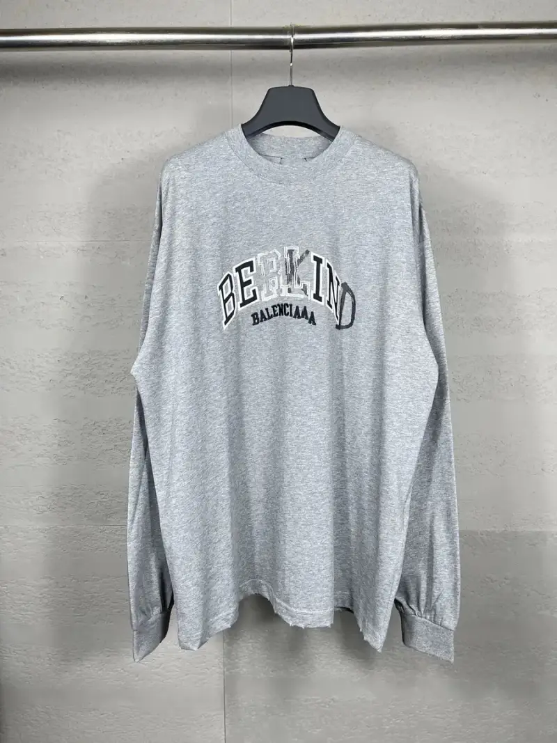 Balenciaga Be Kind Longsleeve — Flower Grey colorway — USFans Spreadsheet photo