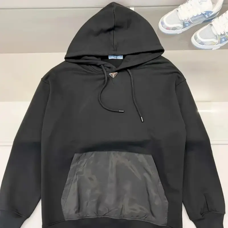 Prada Hoodie — Black 1 colorway — USFans Spreadsheet photo