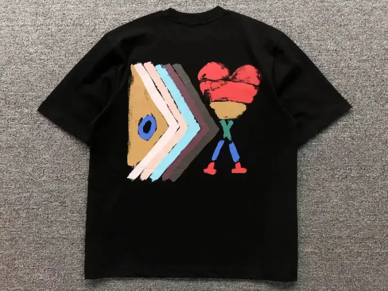 Ami Paris Tees with Small Logo — 2 colorway — USFans Spreadsheet photo