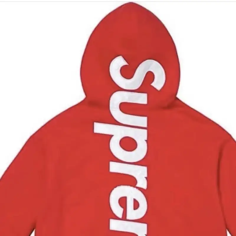 Supreme Hoodie — Red colorway — USFans Spreadsheet photo