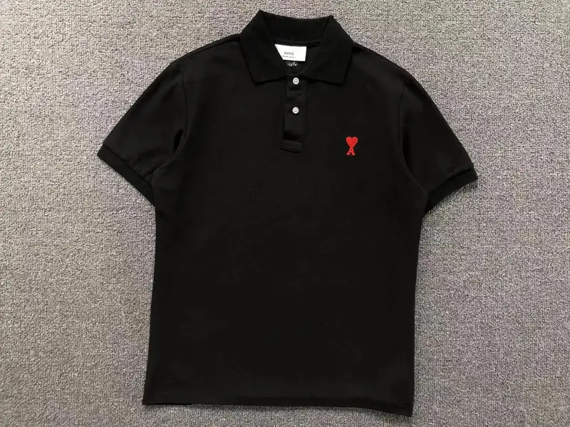 Ami Paris Polo — BLACK CY116 colorway — USFans Spreadsheet photo