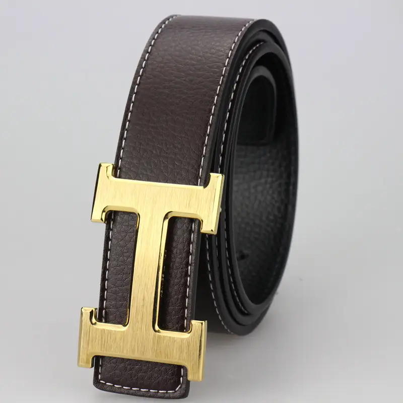 Budget Hermes Belt — H gold buckle flat coffee belt colorway — USFans Spreadsheet photo
