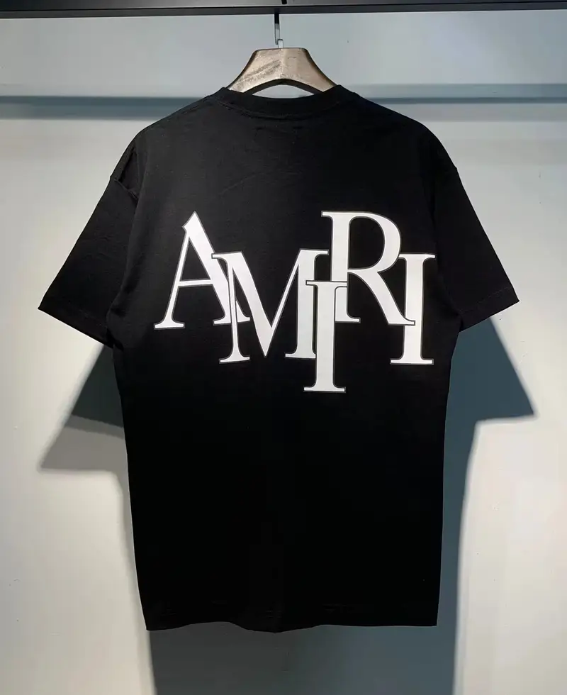 Amiri T-Shirts — 677 black colorway — USFans Spreadsheet photo