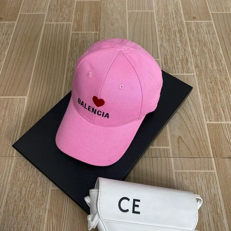 Balenciaga Cap — Love embroidery pink colorway — USFans Spreadsheet photo