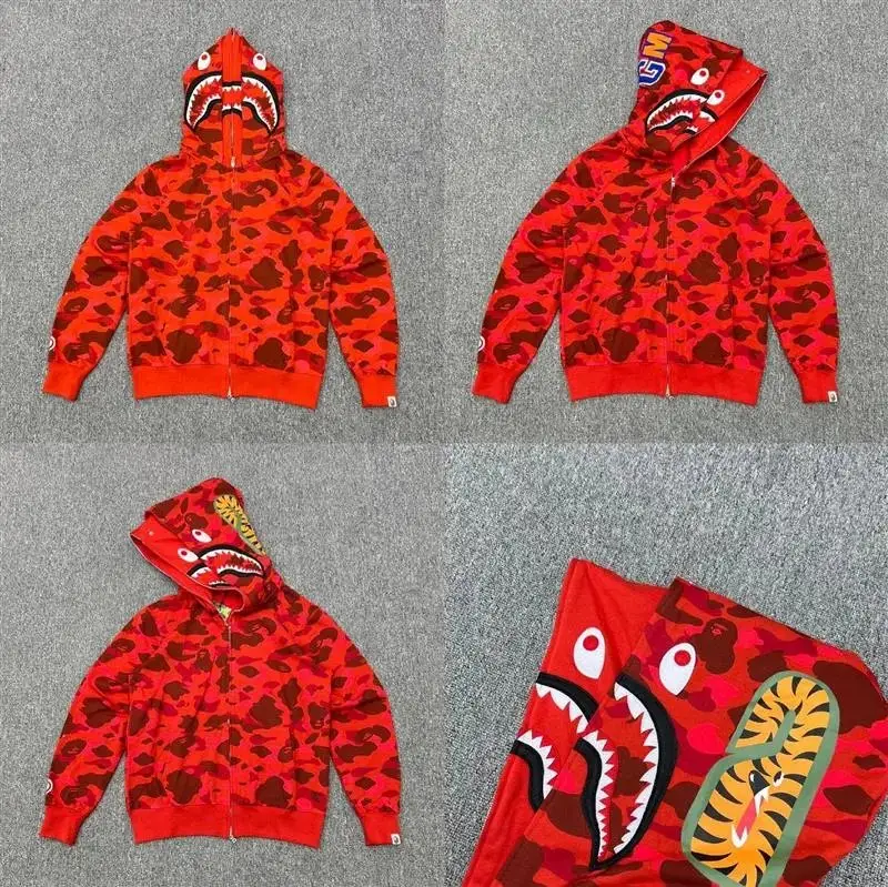 Bape Shark (Best Batch) — XX232 double cap red colorway — USFans Spreadsheet photo