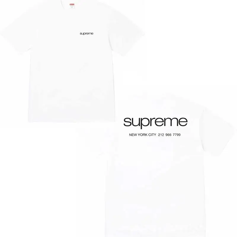 Supreme T-Shirts Cross-Logo — B355 store information white colorway — Kakobuy Spreadsheet photo