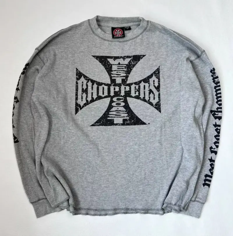 Choppers Longsleeve Hoodie — Grey 1093-W2000 colorway — Kakobuy Spreadsheet photo
