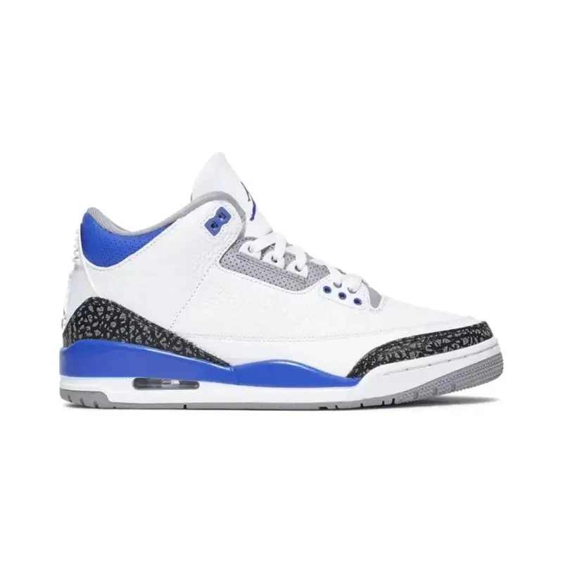 Jordan 3 Black Cat — Racer Blue colorway — USFans Spreadsheet photo