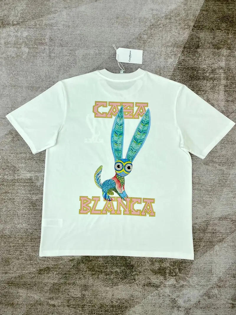 Casablanca T-Shirt — White 4 colorway — USFans Spreadsheet photo