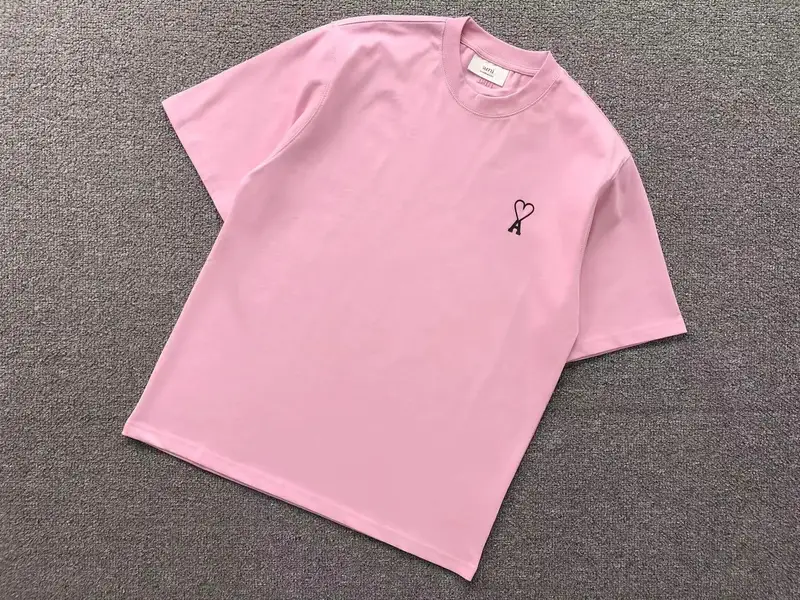 Ami Paris Tees with Small Logo — Pink 2616 colorway — USFans Spreadsheet photo